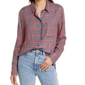 Treasure & Bond plaid shirt